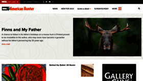 What Americanhunter.org website looked like in 2023 (3 years ago)