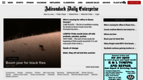 What Adirondackdailyenterprise.com website looked like in 2023 (This year)