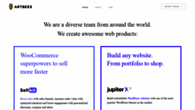 What Artbees.net website looked like in 2023 (This year)