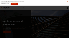 What Arcadis.com website looked like in 2023 (This year)