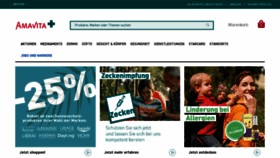 What Amavita.ch website looked like in 2023 (3 years ago)