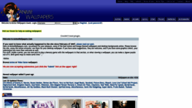 What Animewallpapers.com website looked like in 2023 (This year)