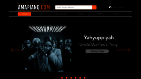 What Amapiano.com website looked like in 2023 (This year)