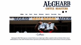 What Al-gharb.coffee website looked like in 2023 (This year)