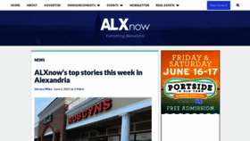 What Alxnow.com website looked like in 2023 (This year)