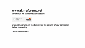 What Altimaforums.net website looked like in 2023 (This year)