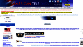 What Americanteledata.com website looked like in 2023 (This year)