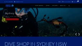 What Abyss.com.au website looked like in 2023 (This year)