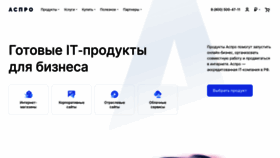 What Aspro.ru website looked like in 2023 (This year)