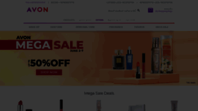 What Avon.co.in website looked like in 2023 (This year)