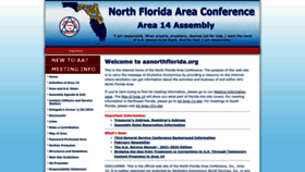 What Aanorthflorida.org website looked like in 2023 (This year)