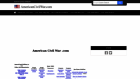 What Americancivilwar.com website looked like in 2023 (This year)