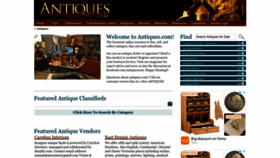 What Antiques.com website looked like in 2023 (This year)