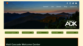 What Adk.org website looked like in 2023 (3 years ago)