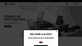 What Alogic.co website looked like in 2023 (3 years ago)