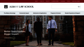 What Albanylaw.edu website looked like in 2023 (This year)