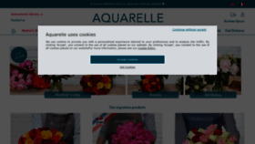 What Aquarelle.com website looked like in 2023 (This year)
