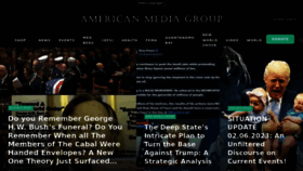What Amg-news.com website looked like in 2023 (This year)
