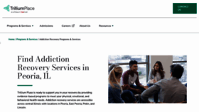 What Addictionrecov.org website looked like in 2023 (This year)