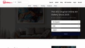 What Artgallery.co.uk website looked like in 2023 (2 years ago)