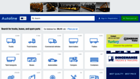 What Autoline.info website looked like in 2023 (This year)