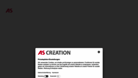 What As-creation.de website looked like in 2023 (This year)
