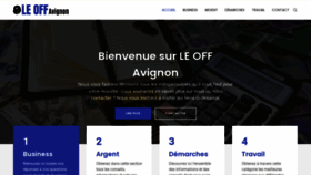 What Avignonleoff.com website looked like in 2023 (2 years ago)
