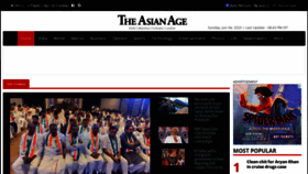 What Asianage.com website looked like in 2023 (This year)