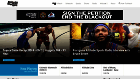 What Altitudesports.com website looked like in 2023 (This year)