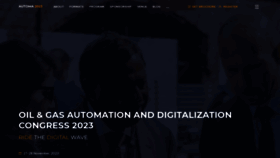 What Automacongress.com website looked like in 2023 (2 years ago)
