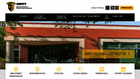 What Amityregion5.org website looked like in 2023 (This year)