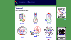 What Animatedengines.com website looked like in 2023 (This year)