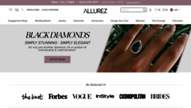 What Allurez.com website looked like in 2023 (This year)