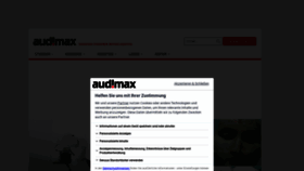 What Audimax.de website looked like in 2023 (This year)