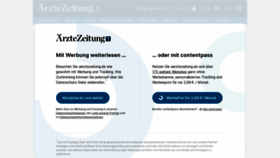 What Aerztezeitung.de website looked like in 2023 (This year)