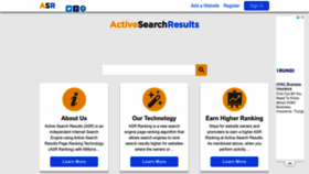 What Activesearchresults.com website looked like in 2023 (This year)