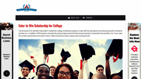 What Afsascholarship.org website looked like in 2023 (This year)