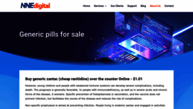 What Azantidine.com website looked like in 2023 (This year)