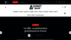 What Agonist.org website looked like in 2023 (2 years ago)