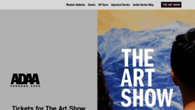 What Artdealers.org website looked like in 2023 (This year)