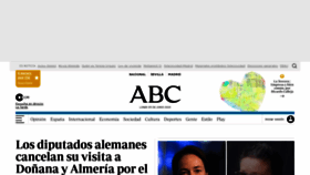 What Abc.es website looked like in 2023 (This year)