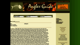 What Anglerguide.com website looked like in 2023 (This year)