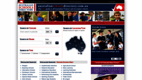What Australianschoolsdirectory.com.au website looked like in 2023 (This year)