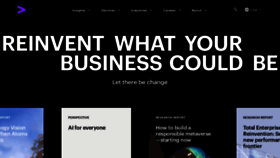 What Accenture.com website looked like in 2023 (This year)