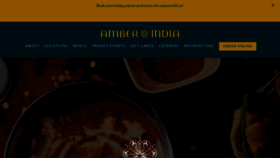 What Amber-india.com website looked like in 2023 (This year)