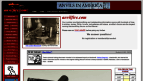 What Anvilfire.com website looked like in 2023 (This year)