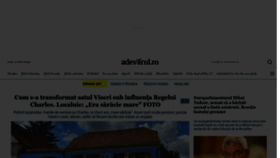 What Adevarul.ro website looked like in 2023 (This year)