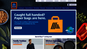 What Aldi.com.au website looked like in 2023 (This year)