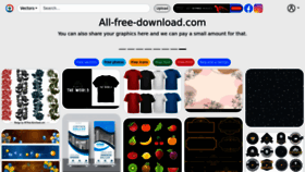 What All-free-download.com website looked like in 2023 (This year)