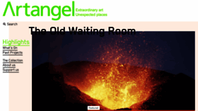 What Artangel.org.uk website looked like in 2023 (This year)